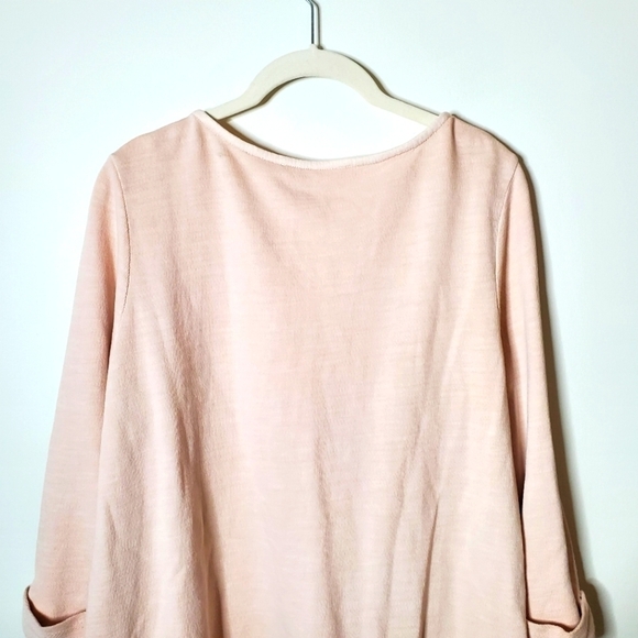 Soft Surroundings Lagenlook Knit Tunic Layered Pocket Top - Picture 10 of 13